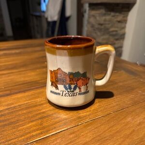 Vintage Texas Coffee Mug USA Country Western